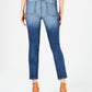 Kut from the Kloth Women's Meghan High Rise Ankle Cigarette Leg Jeans Blue Size 8