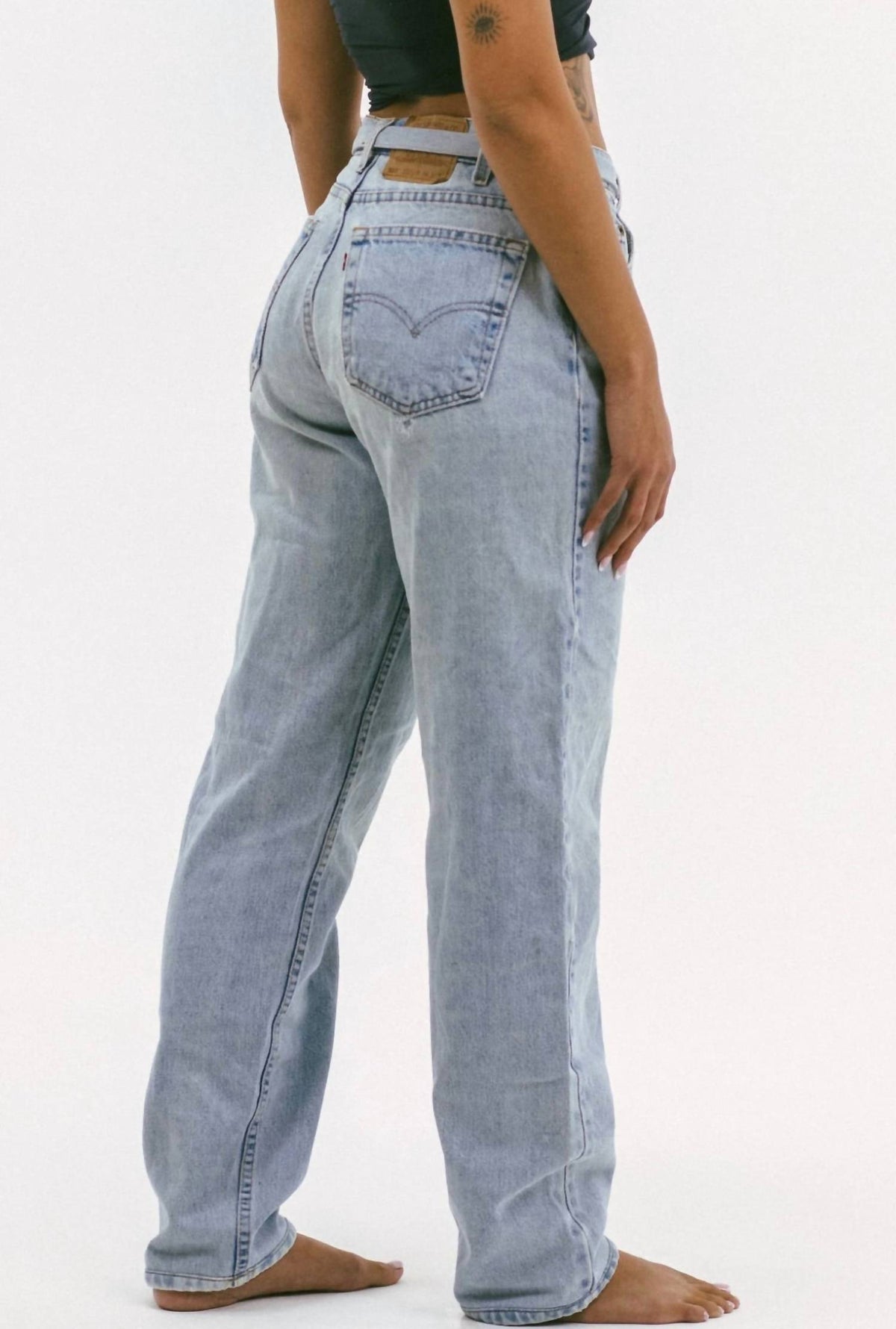 Aligrace - Belted Customs Jeans