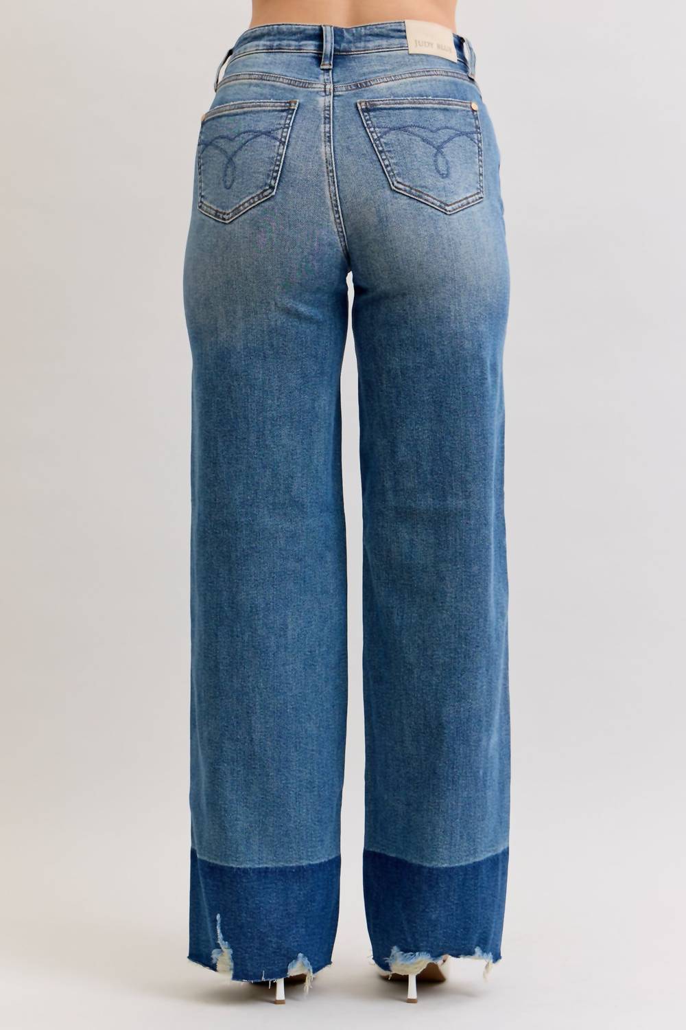 Judy Blue - High Rise Column Straight Leg Jean