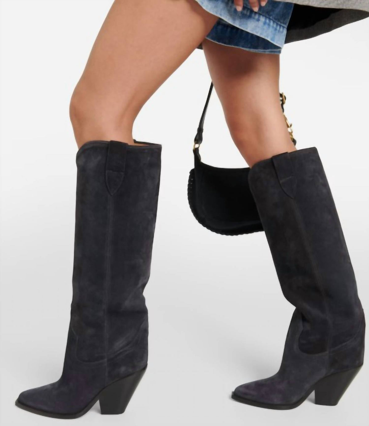 Isabel Marant - Pre-loved Women's Lomero Suede Knee High Boot