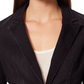 Anne Klein Women's Single Button Denim Blazer Blue Size Small