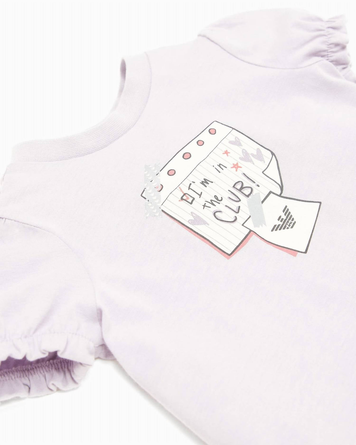 Armani - Baby Girl Ruffle Sleeve T-shirt