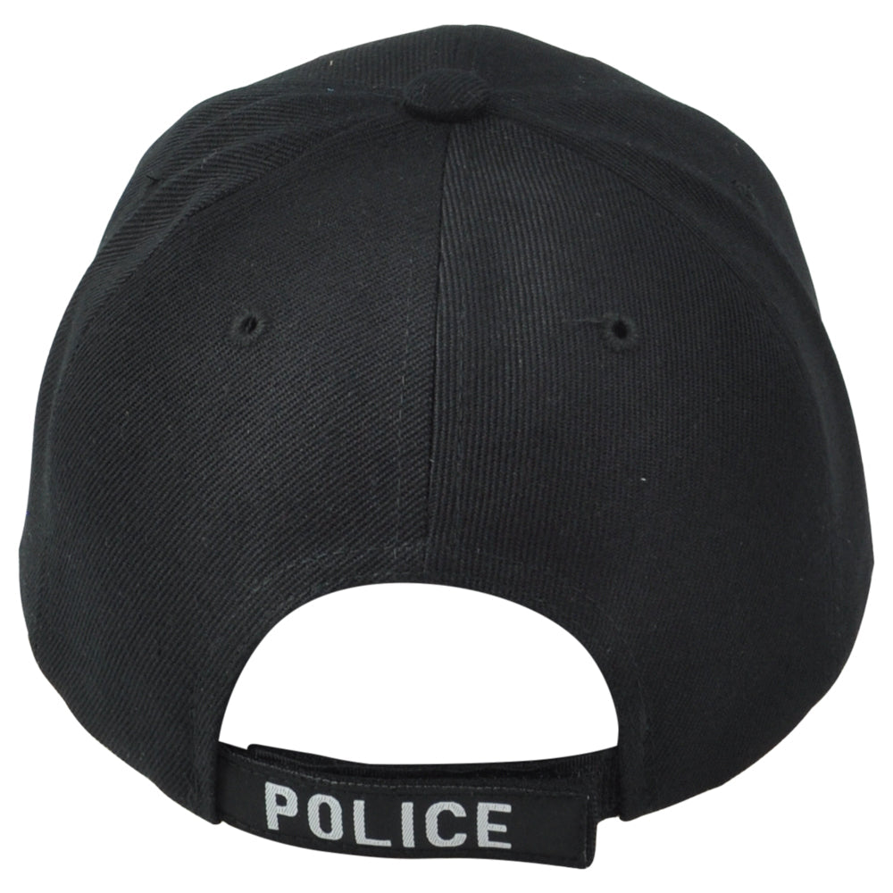 Police Department Law Enforcement Cops Curved Adults Black Adjustable Hat Cap