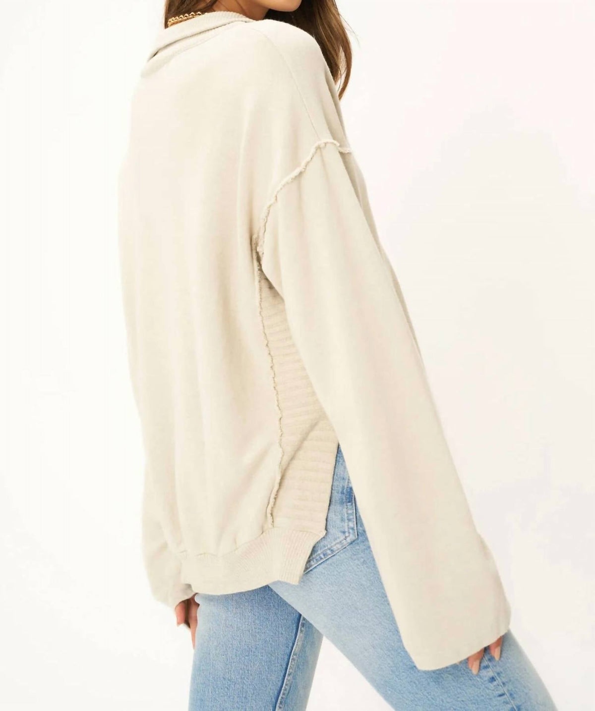 Project Social T - Oliver Collared Half-Zip Sweatshirt