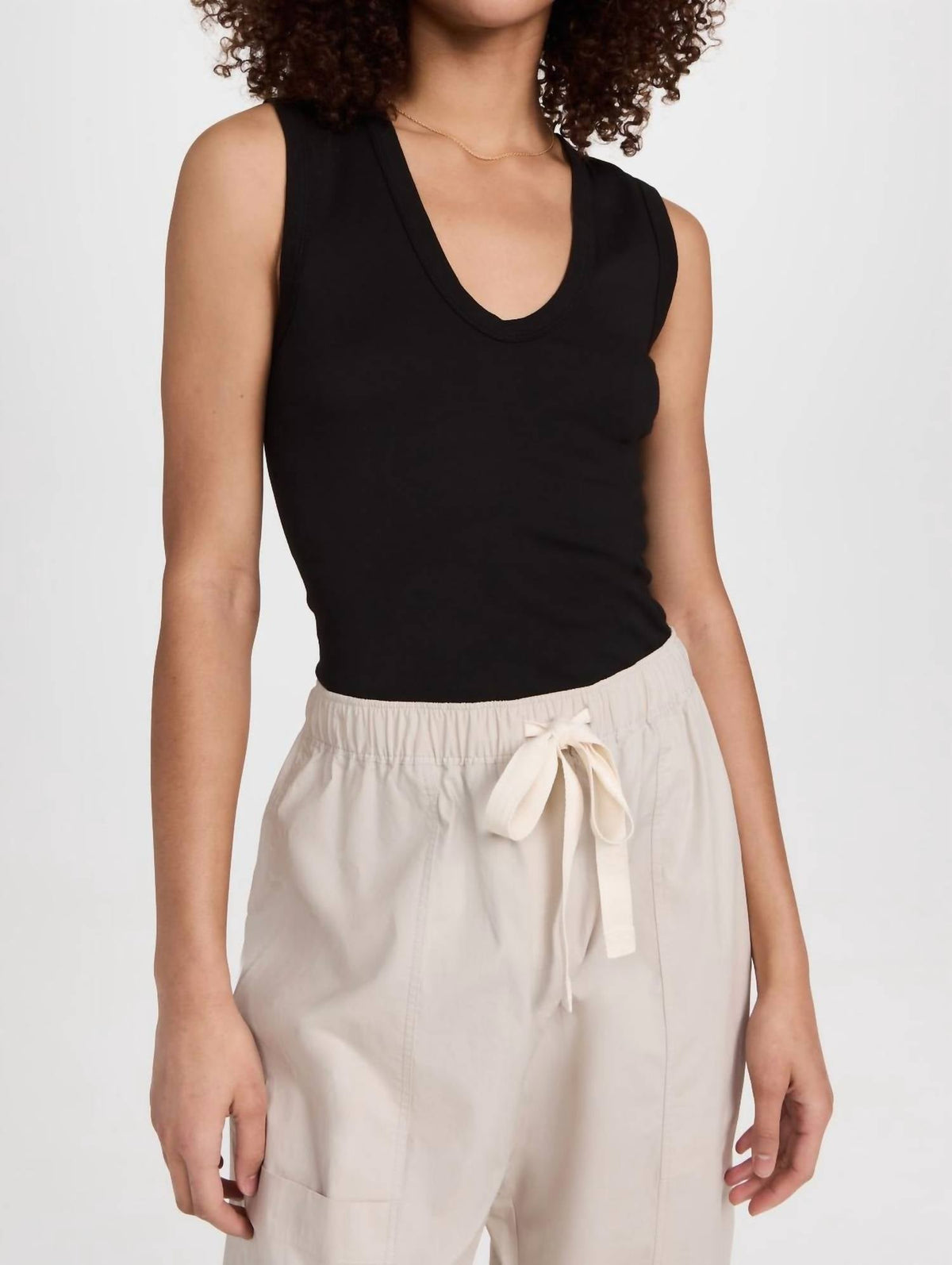 Enza Costa - Supima Cotton Essential Sleeveless Tank