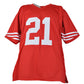NFL San Francisco 49ers Frank Gore #21 Jersey Replica Signed Autograph JSA