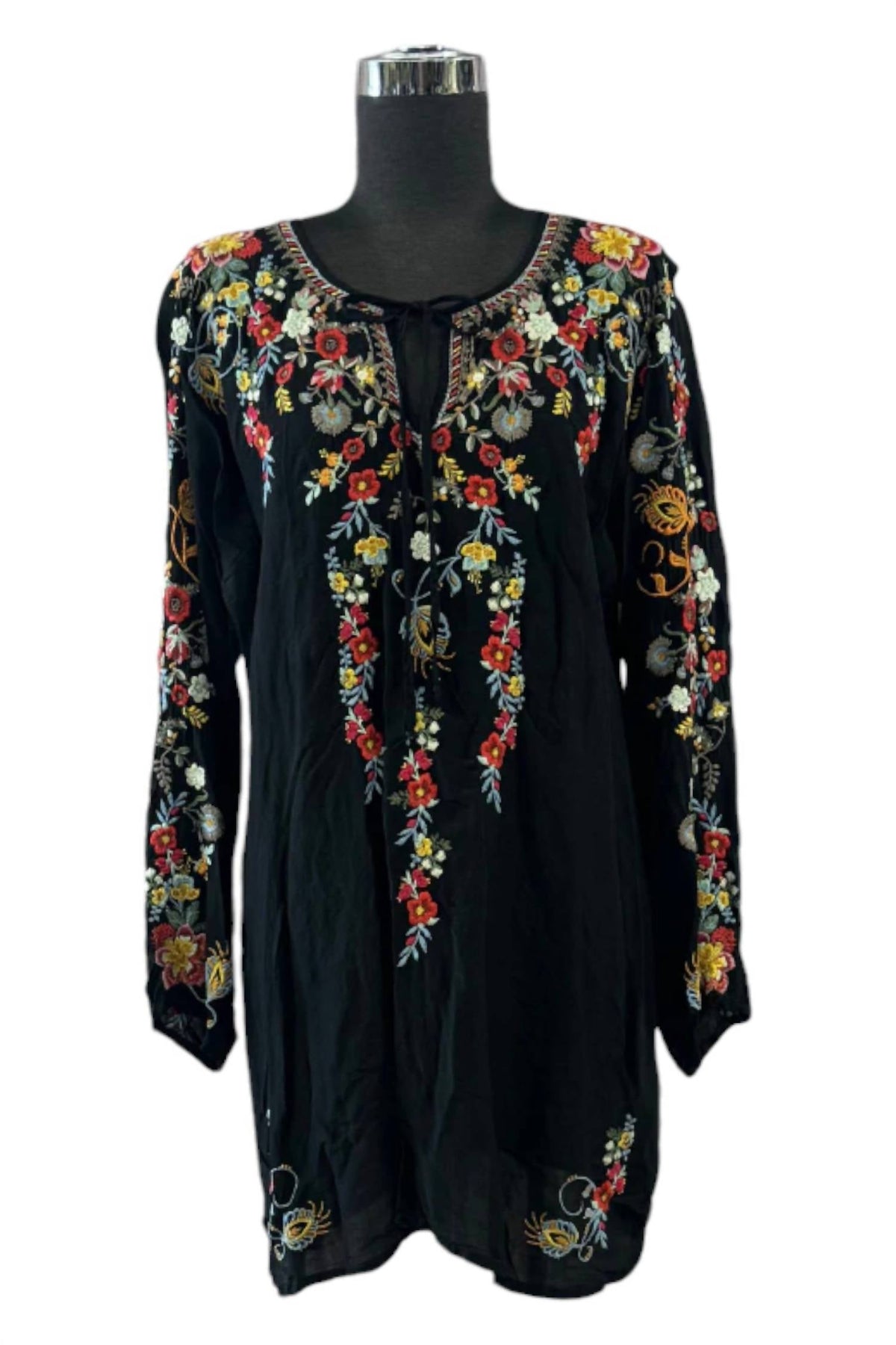 Johnny Was - Embroidered Flower Top