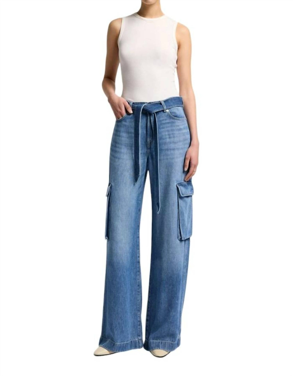 7 For All Mankind - Cargo Palazzo Pants
