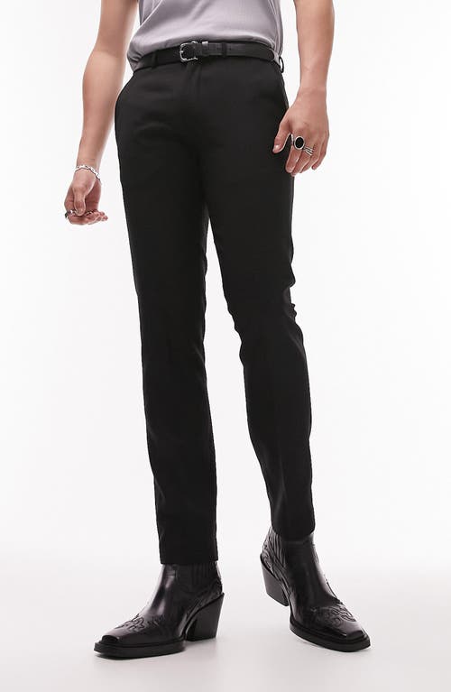 topman-skinny-fit-textured-dress-pants-in-black-at-nordstrom-size-34-x-34
