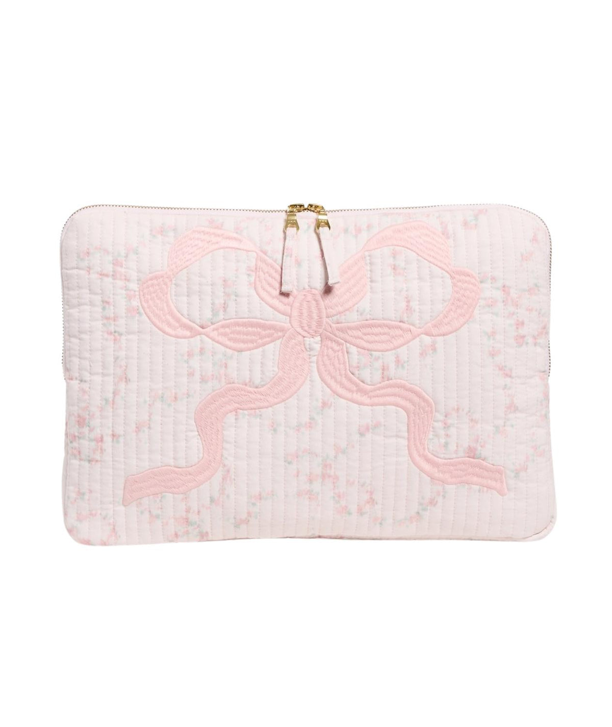 Loveshackfancy - Women's Quilted Bow Laptop Case