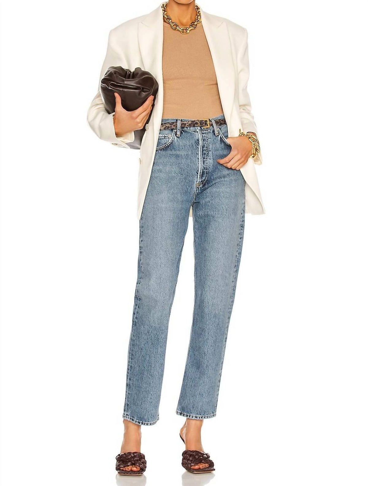 Agolde - 90's Pinch Waist High Rise Straight Jean