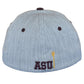 NCAA Zephyr Arizona Sun Devils Two Tone Fitted Stretch Curved Hat Cap