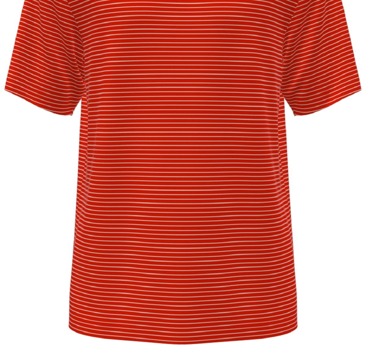 PGA Tour Men's Feeder Stripe Performance Golf Polo Shirt Red Size X-Large
