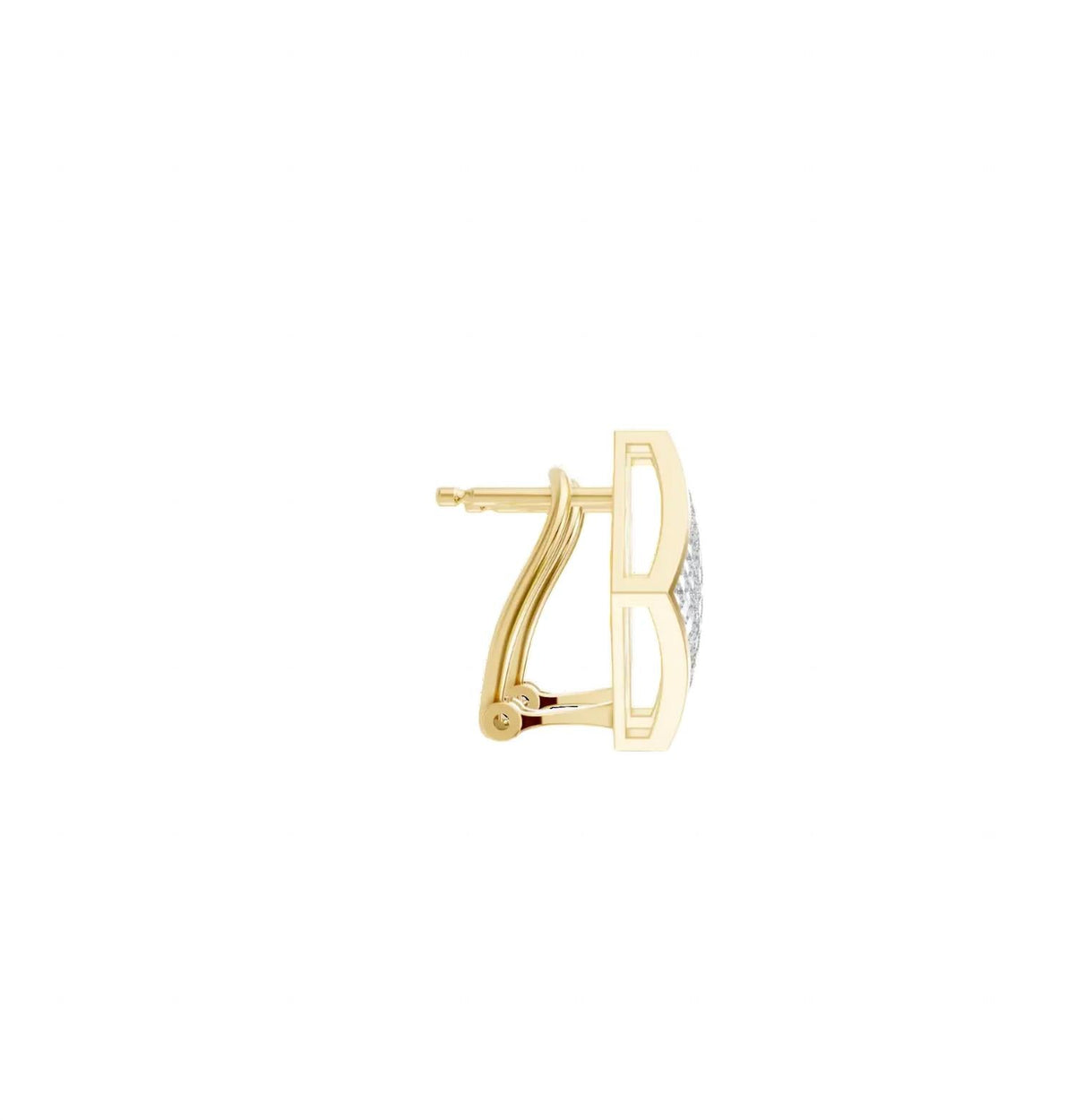 Aamiaa - Stan-e-2.37-5.11-14y Princess Shaped Natural Diamond Earrings