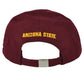 NCAA Adidas Arizona State Sun Devils QB44Q Relaxed Burgundy Hat Cap Clip Buckle