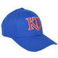 NCAA Adidas Kansas Jayhawks VH55Z Structured Royal Blue Adjustable Hat Cap