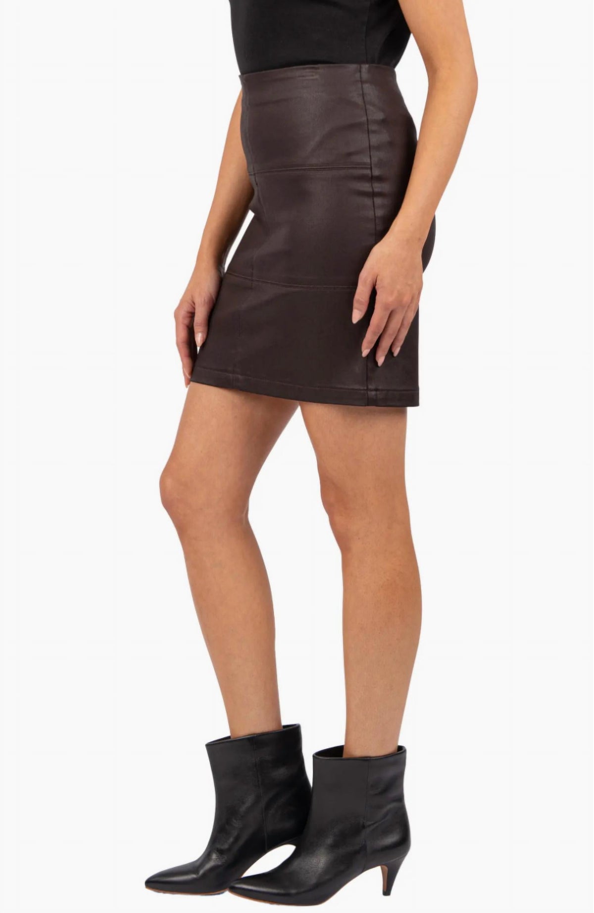 Kut From The Kloth - Kilah Paneled Coated Miniskirt