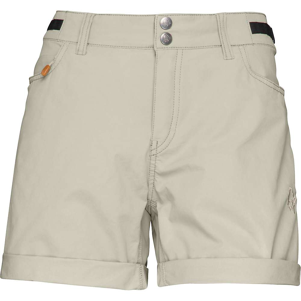 Norrona Women's Svalbard Light Cotton Short - Small - Sandstone