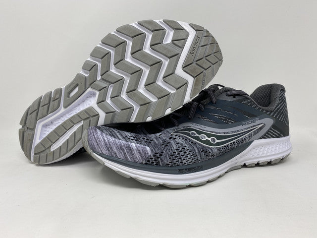 Saucony Women's Ride 10 Running Shoe Gray Size 12 B(M) Us