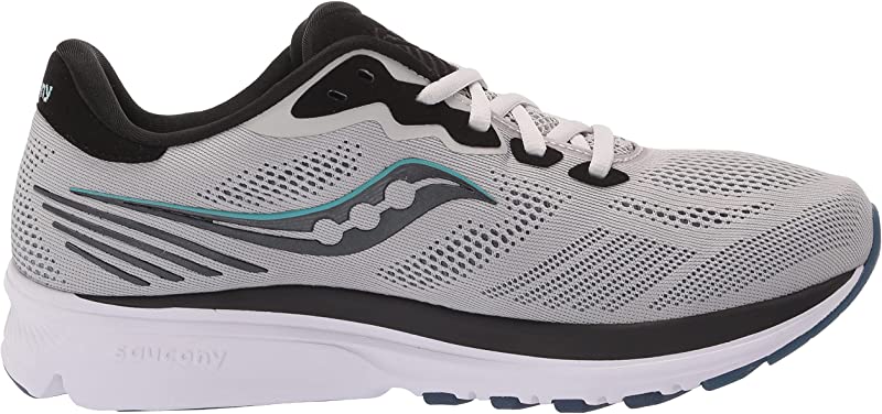 Saucony Men's Ride 14 Running Fog/Black/Storm Size 12.5 D(M) US