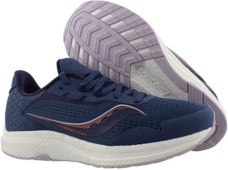 Saucony Women's Freedom 4 Running Shoes Storm/Lilac Size 7.5 B(M) US