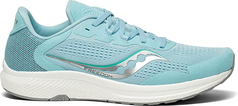 Saucony Women's Freedom 4 Running Shoes Powder/Jade Size 10 B(M) US
