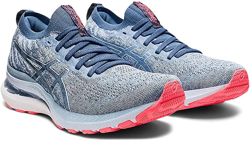 ASICS Women's Gel-Kayano 28 Mesh Knit Running Shoes Mist/Soft SkySize 8 B(M) US