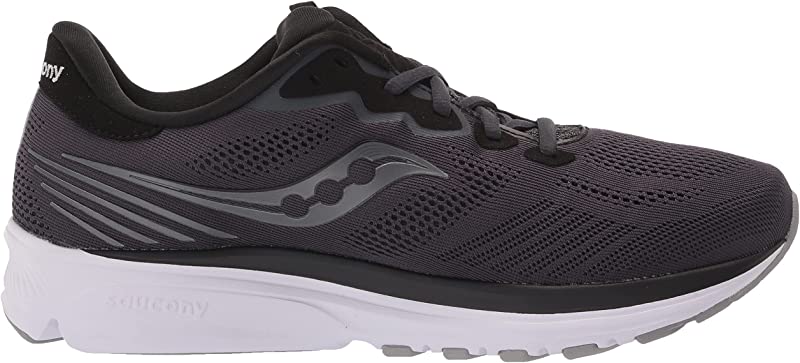 Saucony Women's Ride 14 Running Shoe CHARCOAL/BLACK