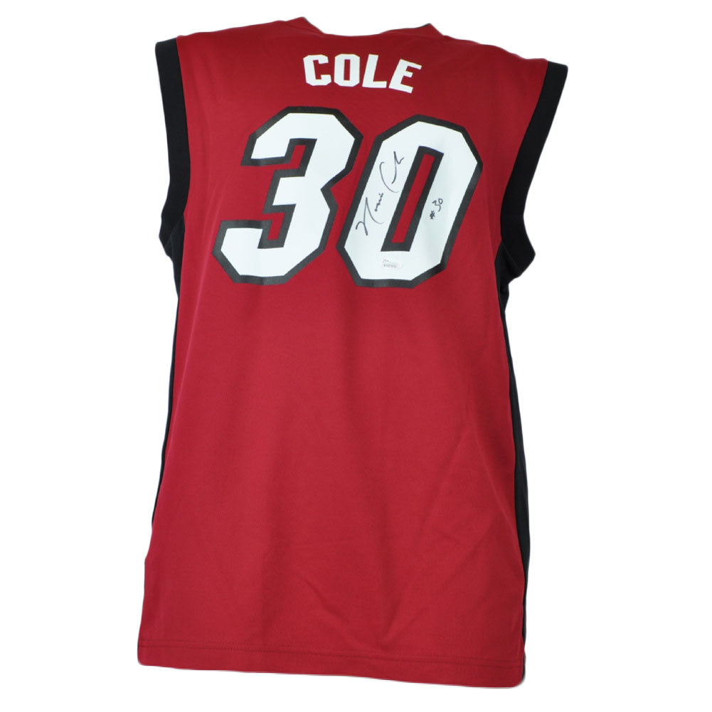 NBA Miami Heat Norris Cole Adidas Replica Jersey Signed Sz JSA #W587971