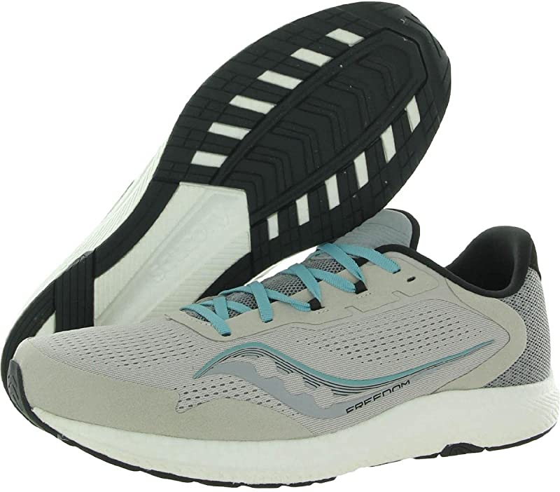 Saucony Men's Freedom 4 Running Shoes Stone/Alloy Size 9.5 D Medium US