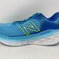 New Balance Women's More V3 Running Shoes Virtual Sky/Lime Glo Blue Size 7 B (M) Us