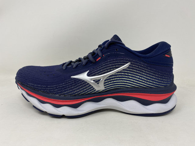 Mizuno Women's Wave Sky 5 Running Shoes Peacoat Blue
