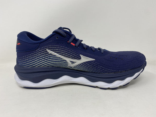 Mizuno Women's Wave Sky 5 Running Shoes Peacoat Blue
