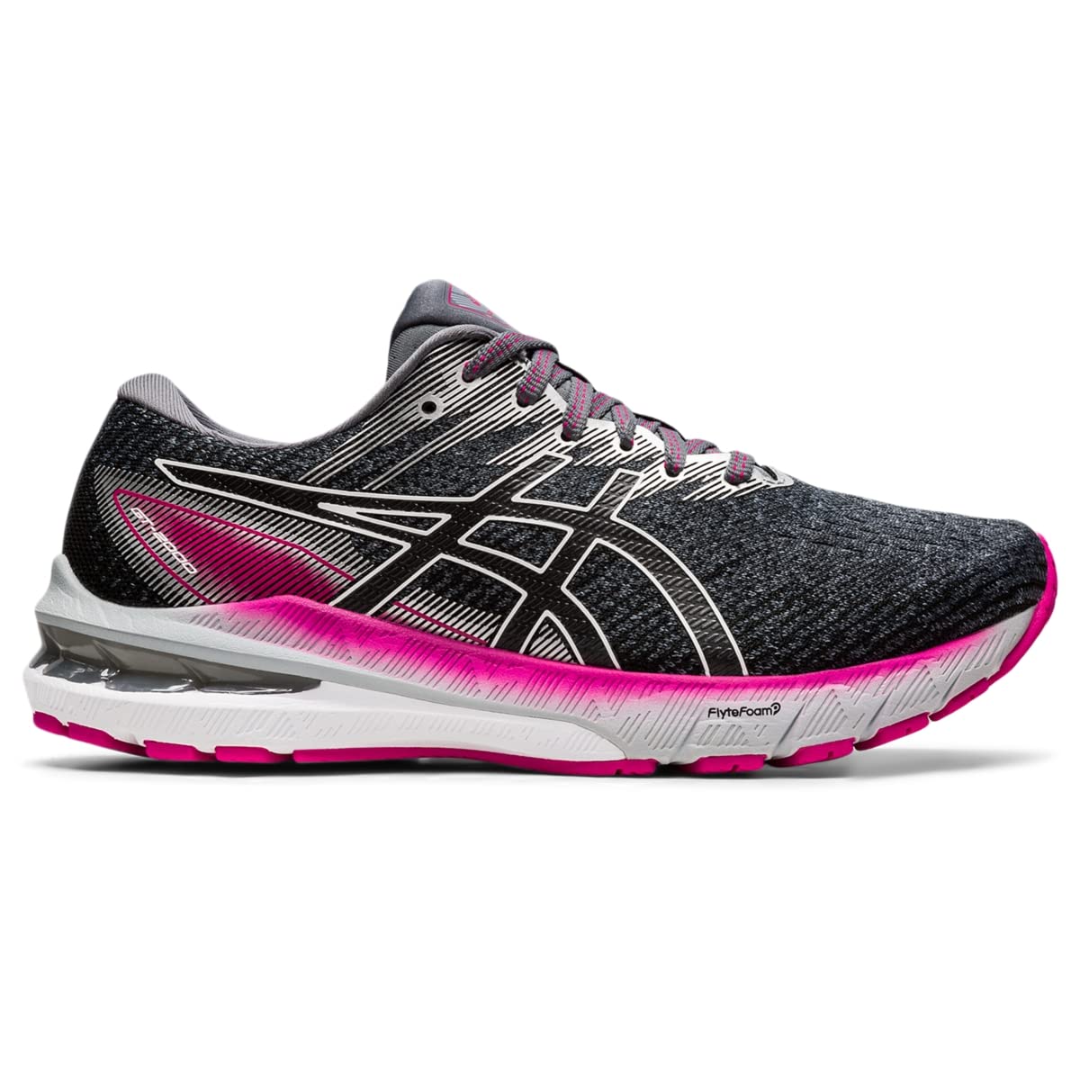 Asics Women's Gt 2000 10 Running Shoes Sheet Rock/Pink Rave Size 7 B (M) Us