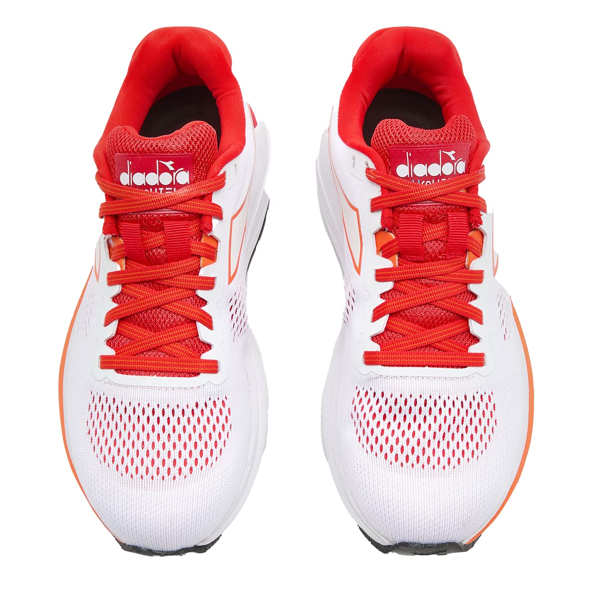 Diadora Women's Mythos Blushield 7 Vortice Shoes White/Red Size 6.5 B Medium US