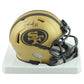 NFL San Francisco 49ers Frank Gore Signed Autograph Mini Helmet Riddell Rave Col