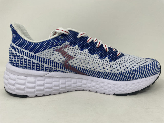 361 Degrees Women's Fierce Running Shoes White/Nautical Blue Size 6.5 B Medium US