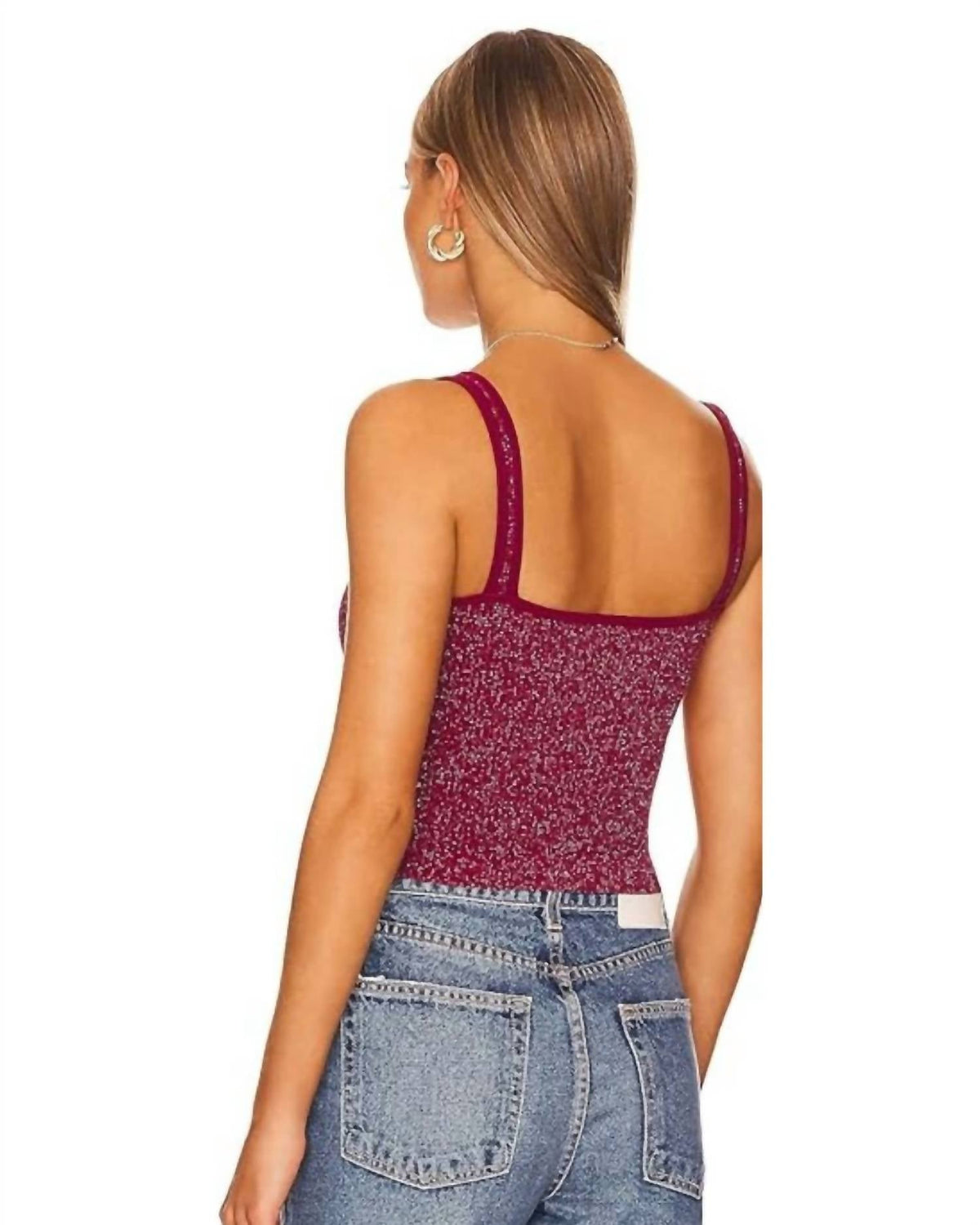 Free People - Lurex Solid Rib Brami Top