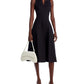 Aqua Paneled Midi Dress