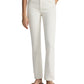 Lafayette 148 New York Reeve High Rise Ankle Straight Jeans in Washed Ecru