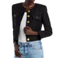French Connection Buttoned Tweed Novelty Jacket