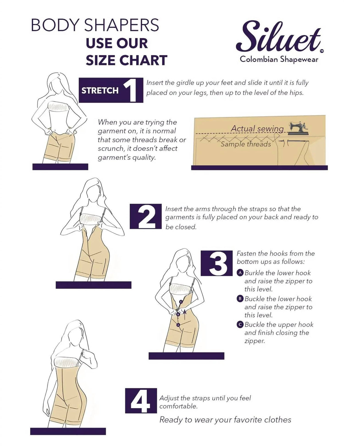 Siluets - Post Surgery Compression Mid-thigh Body Shaper