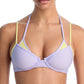 Aqua Layered Look Bikini Top