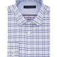 TOMMY HILFIGER Mens Blue Check Collared Classic Fit Stretch Dress Shirt M 15- 34/35