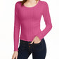 Freshman Juniors' Plush Ribbed Top