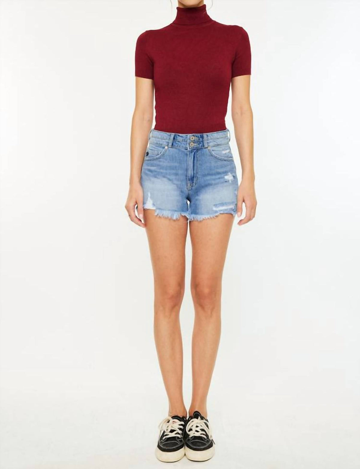 Kancan - Hazel High Rise Mom Shorts