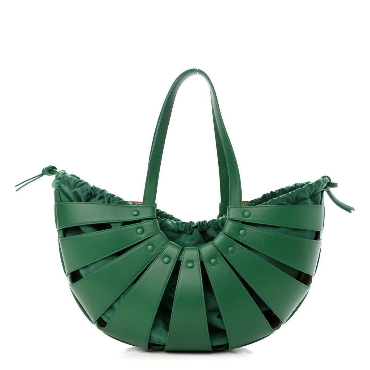 Bottega Veneta - Women's French Calfskin Shell Shoulder Bag