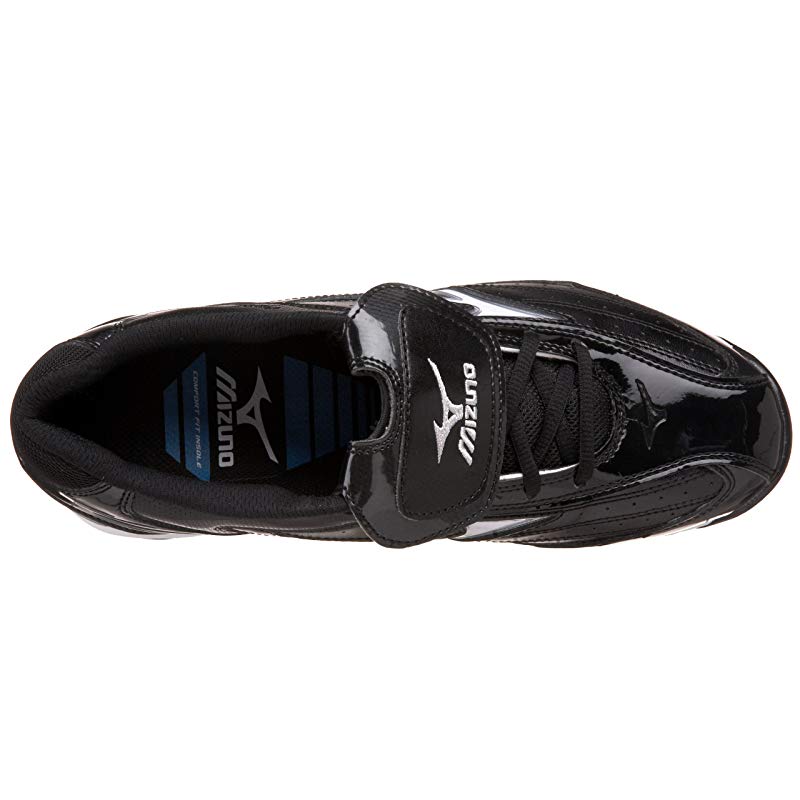 Mizuno Men's 9-Spike Classic Low GSize 5 LC Baseball Cleat Black/White
