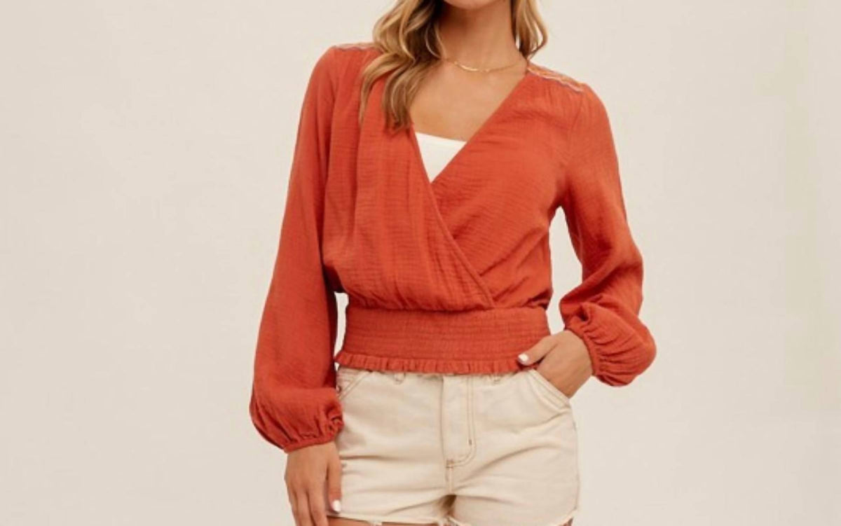 Hem & Thread - EMBROIDERED TOP