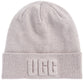 UGG Men's 3D Logo Cuff Beanie Gray Size Regular